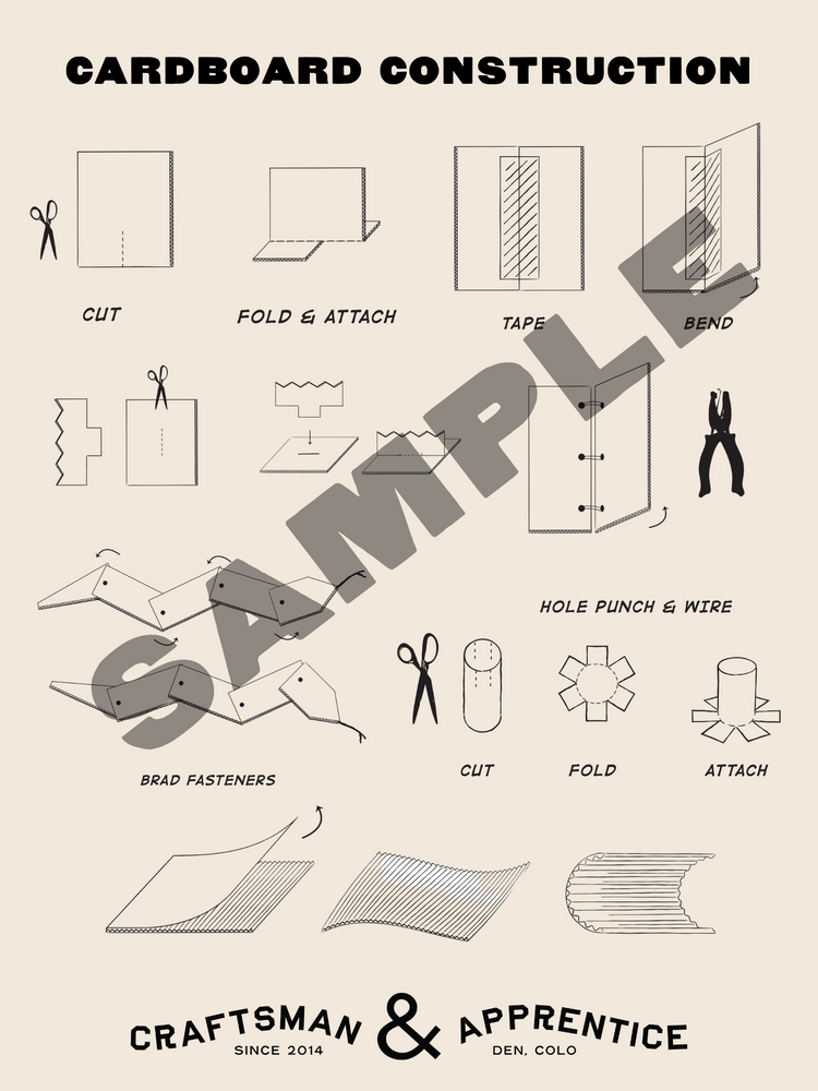 Cardboard Construction Poster PDF